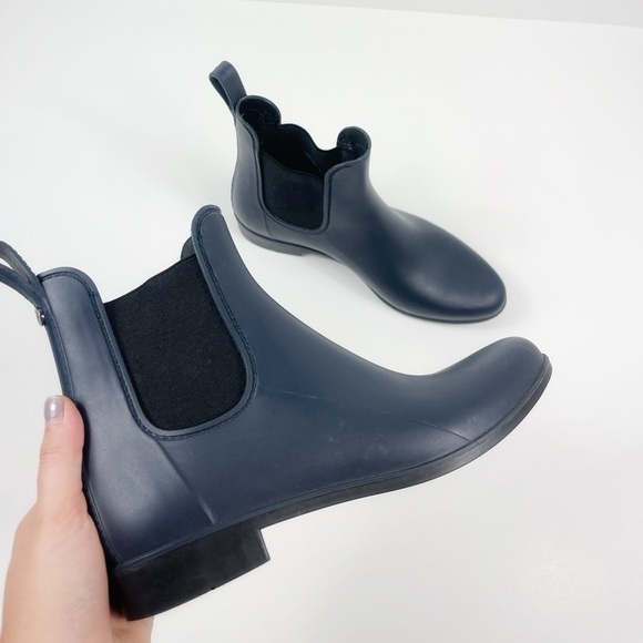 Sam Edelman Womens Size 9 Tinsley Matte Blue Rubber Rain Boots Waterproof Preppy - Picture 9 of 9